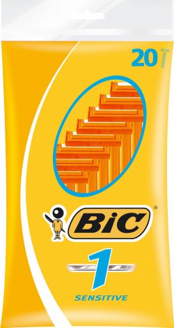 BIC Herren-Rasierer BIC 1 Sensitive, 1er Pack (1 x 20 Stück) für 3,49 € (15,39 € Idealo) @Amazon