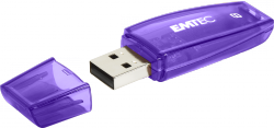 EMTEC USB-Stick C410 Color Mix 8 GB Violett ab 1,99 € (für Gewerbetreibende) + Versandkosten [ Idealo 6,39 € ] @ Viking