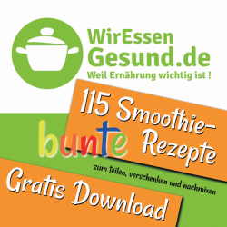 GRATIS Download von WirEssenGesund.de – 115 bunte Smoothierezepte