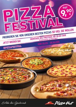 [Lokal] Pizza Hut: All-You-can Eat Spezial für nur 9,90 € vom 08.09 – 05.10.2015