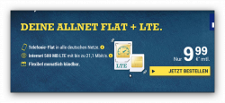 o2: McSIM Allnet Flat + 500 MB LTE-Flat  für 9,99€ – monatich. kündbar