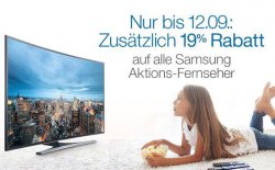 Samsung-Spar-Tage: 19% Rabatt auf Samsung Aktions-Fernseher @Amazon z.B.: Samsung UE55JU6550 55 Zoll, Curved, Ultra HD, Smart TV,… für 972,76€ (idealo: 1.200,93 €)