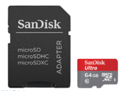 Saturn: Sandisk Ultra microSDXC 64GB Class 10 / UHS I für 19€ bzw. 2 Stück für 33€