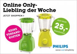 Standmixer Philips HR2105/30 bei moemax.de für 22,95€ + 5€ gratis Artikel statt 44,90€