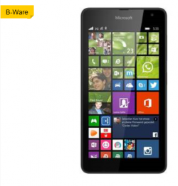 Allyouneed: Microsoft Lumia 535 Smartphone schwarz B-Ware Neuwertig, OVP geöffnet für 62.07€
