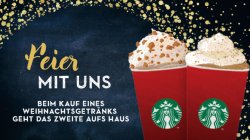[LOKAL]Beim Kauf eines Weihnachtsgetränk ein zweites Getränk kostenlos dazu @Starbucks
