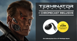 Der Neue Google Chromecast + Terminator: Genisys als Stream für 27,99 €  (39,00 € Idealo) @Wuaki.tv