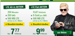 eteleon: smartmobil Allnet Flat + ab 500 MB LTE Aktion ab 7,77 € mtl. Aktion