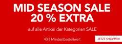 Jeans Direct: Mid Season Sale über 70% Rabatt + 20% Extra-Rabatt