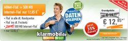 Klarmobil AllNet Spar-Flat 500 MB für 12,85€ mtl. @Handybude