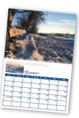 Kostenloser AEW Kalender 2016  bestellen @ AEW.ch