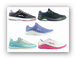 Li-Ning Laufschuhe Damen Sportschuhe Sneaker für 4,99€ VSK-frei [idealo 17,46€] @Outlet46