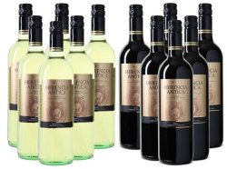 Nur heute: Weiß- und Rotwein Set aus 12 Flaschen Herencia Antica für 35€ bei weinvorteil.de mit Gutscheincode BLACK