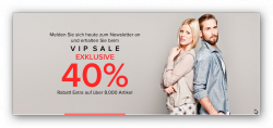 VIP Sale mit 40% Extra-Rabatt + 10% Gutschein @dress-for-less