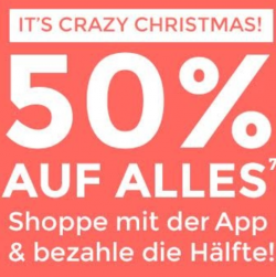 aboutyou.de: 50% auf alles bei Zahlung über die App (Android, iOS)