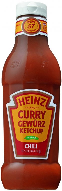 Amazon: Heinz Markenketchup 50 Prozent reduziert z.B. 8er Pack Heinz Curry Gewürz Ketchup Chili für nur 8,76 Euro statt 22,42 Euro bei Idealo