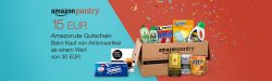 Amazon Prime Pantry Aktionsartikel im Wert von 30 € kaufen und 15 € Gutschein erhalten @Amazon