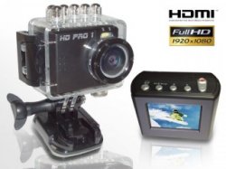 [B-Ware] HD PRO 1 Action Cam (Full HD, 60 Bilder/Sek., 5 Mpixel, 1,5 Zoll LCD Display) für 39,99€ inkl. Versand [idealo 49,95€] @SatChef