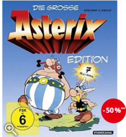 Hugendubel.de: Die große Asterix Edition. Digital Remastered (DVD) für 14,99€ (PVG: 22,70€)