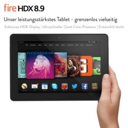 Kindle Fire HDX 8.9 Tablet WLAN + 4G LTE Kundenretoure wie neu für 169,- € [ Idealo 203,89 € ] @ eBay