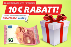 Real: 10 Euro Rabatt auf alles ab 100 Euro Warenwert mit Gutschein