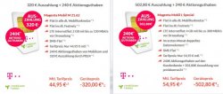 Telekom Magenta All-Net SMS Flat mit 2 oder 4GB LTE ab effektiv. 21,61 € mtl. @ Preisbörse24