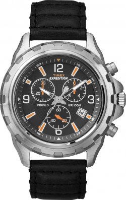 Timex Herren-Armbanduhr Chronograph Quarz Leder T49985 durch Gutscheincode für 38,54 € (54,87 € Idealo) @Amazon