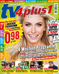 Tv4Plus1 Fernsehzeitschrift einmal gratis (kein Abo, keine Kündigung)