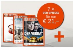 15€ Amazon Prämie oder Abus Schloss: 7 Ausgaben DER SPIEGEL für nur 21€ @spiegel.de