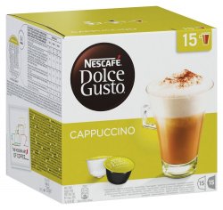Amazon: Nescafé Dolce Gusto Vorratsbox Cappuccino 90 Kapseln für 14.63 €
