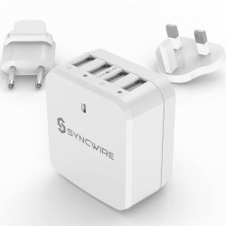 Amazon: Syncwire 4-Port USB Ladegerät mit Gutschein für nur 8,99 Euro statt 14,99 Euro