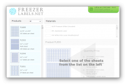 Blanko Etiketten Label 29 versch. Varianten zur Auswahl kostenlos und weltweiter Versand @freezerlabels.net