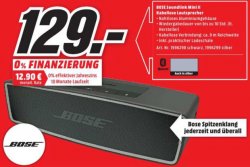 [LOKAL @MediaMarkt Brandenburg] Bose SoundLink Mini II für 129 € [idealo: 167€]