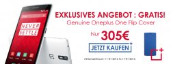 OnePlus One 4G LTE 64GB (CyanogenMod Version) (ohne SIM-Lock) – Schwarz für 305,99€ [idealo 337,99€] @eglobalcentral.de