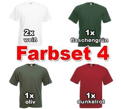 Fruit of the Loom T-Shirts im 5er Pack (verschiedene Farben) mit Gutscheincode  für 4,90 € inkl. Versand @Billigarena