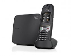 Gigaset E630A DECT Schnurlostelefon mit Anrufbeantworter, IP65 zertifiziert, stoßfest, staubdicht, Schwarz, Demoware für 54,95 € (mit Newslettergutschein) @ Allyouneed
