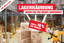 Plus.de: Lagerräumung mit 10 Prozent Rabatt durch Gutscheine für die nächsten 9 Tage