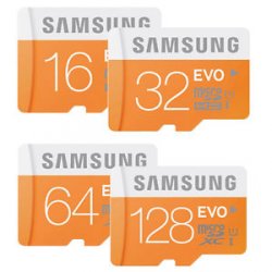Samsung Evo MicroSD Karten. 32GB für 9,-€ / 64GB für 16,-€ und 128GB für 39,-€ @ MediaMarkt