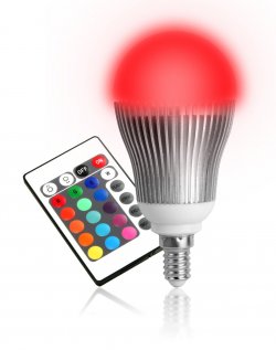 Technaxx LED RGB Lampe dimmbar mit Fernbedienung für 9,99 € (19,85 € Idealo) @Notebooksbilliger