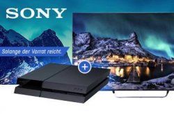 Zu jeden Sony 3D-Curved-TV Aktionsgerät eine PlayStation 4 geschenkt (Wert 329,00 €) @Redcoon