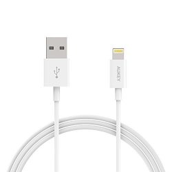 Amazon: AUKEY lightning kabel (Apple MFI zertifiziert) 1M Weiß durch Gutschein für nur 2,99 Euro statt 6,99 Euro