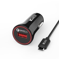 Amazon: BC Master Quick Charge 2.0 KFZ Ladegerät 30W 2 Port USB mit Gutschein für nur 4,99 Euro statt 7,99 Euro
