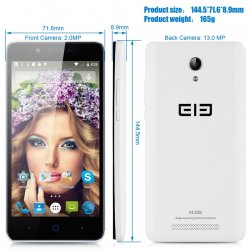 Amazon: Elephone P6000 Pro Octa Core Dual SIM 4G-LTE-Smartphone 5 Zoll mit Android 5.1 für nur 81,99 Euro statt 115,99 Euro bei Idealo