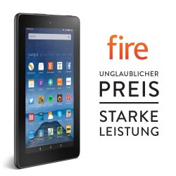 Amazon Fire Tablet (2015) 17,7 cm (7 Zoll) Display, WLAN, 8 GB für 49,99 € statt 59,99 € @Amazon