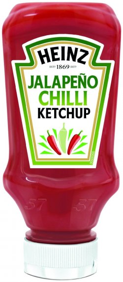 Amazon: Heinz Tomato Ketchup Jalapeño Chilli, Kopfsteher-Squeezeflasche, 10er Pack (10 x 400 ml) für nur 12,90 Euro statt 29,67 Euro bei Idealo