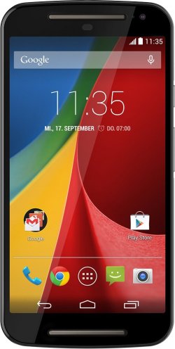 Cyberport: Motorola Moto G (2. Generation) mit 4G LTE schwarz Android 5.0 Smartphone für nur 111 Euro statt 139 Euro bei Idealo