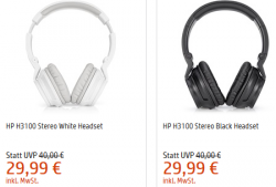 HP Store Germany: HP H3100 Stereo Headset für nur 29,99 Euro statt 48,86 Euro bei Idealo