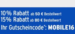 Tchibo.de: mobil 10% (50€MBW) 15% (80€MBW) auf Alles bis 9.3.16