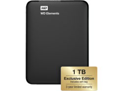 WD Elements portable 1 TB Festplatte für 49,00 € (66,50 € Idealo) @Media Markt