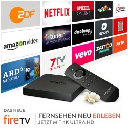 Amazon Fire TV mit 4K Ultra HD für 64,99 € (99,00 € Idealo) @Amazon